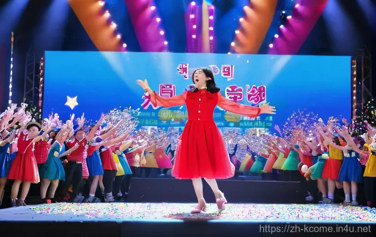 안영미 해외 공연 - **Sophisticated Adult Comedy:** A captivating medium shot of a charismatic female comedian, resembli...