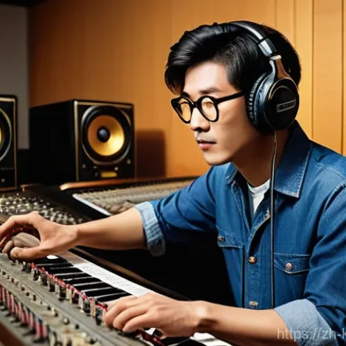 이상민 개그 도전기 - **A dynamic portrayal of Lee Sang-min as a brilliant music producer in the 1990s.** He is in a vibra...