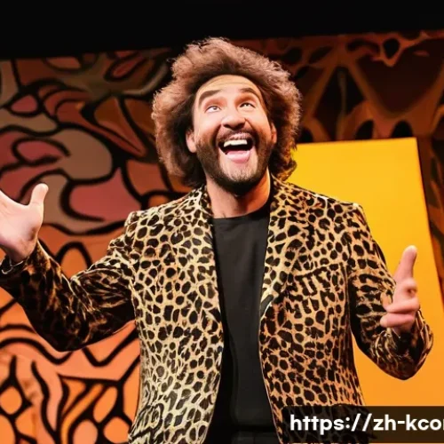 김지호 개그맨으로서의 전환점 - **Prompt for Comedian Era: "The Wildman of Comedy"**
    A male comedian, in his 40s, with a mischie...